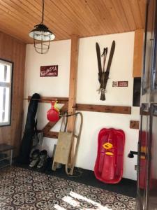Fitness centrum a/nebo fitness zařízení v ubytování Chata Hnyk