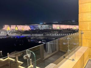 Rõdu või terrass majutusasutuses Asia Pyramids View