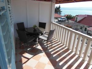 Balkón alebo terasa v ubytovaní Petar Apartments