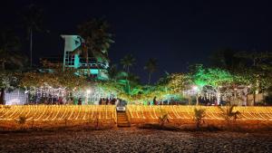 Zahrada ubytování PALM Beach Resort, Alleppey