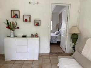 Voodi või voodid majutusasutuse T2 Ti Joe Au cœur de Guadeloupe toas