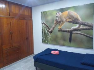 Postel nebo postele na pokoji v ubytování Hermoso y cómodo apartamento en Leticia