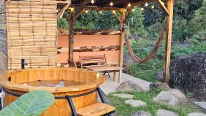 Zahrada ubytování Pradera Ecoliving