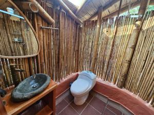 Koupelna v ubytování Pradera Ecoliving