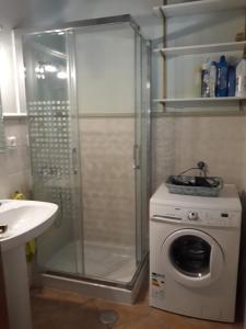 Koupelna v ubytování Casa rural Los conde