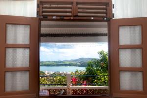 Svalir eða verönd á F3 au calme vue sur mer 2 chambres Balcon Terrasse