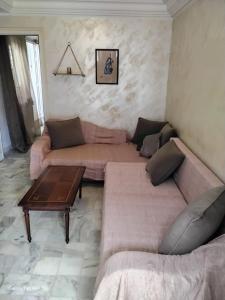 Posezení v ubytování Appartement s1 vue mer à la marsa