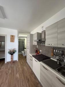 A kitchen or kitchenette at Casa Sole Mare