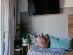 TV a/nebo společenská místnost v ubytování Apartment Laura Brixen Vahrn