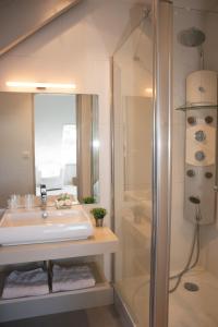 Koupelna v ubytování Villa Flore Chambres d'Hotes