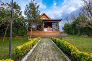 Aed väljaspool majutusasutust Uludağ Tatil Evleri & Villa Seyir