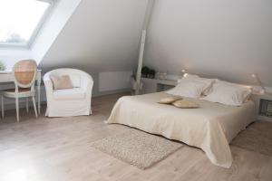 Postel nebo postele na pokoji v ubytování Villa Flore Chambres d'Hotes