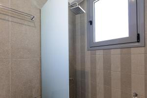 A bathroom at Villa Zoe , south Crete , Triopetra