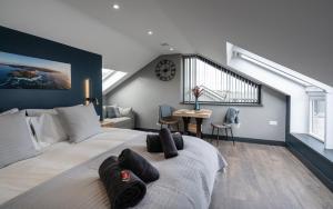 Posezení v ubytování Uno Carbis Bay - Luxury Serviced Accommodation