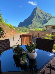 山景或在山林小屋看到的山景