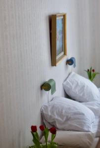 Letto o letti in una camera di Osaby Säteri