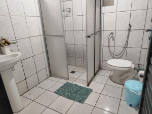 Koupelna v ubytování Quarto canto dos pássaros