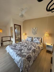 Ένα ή περισσότερα κρεβάτια σε δωμάτιο στο Casa Cathy Vista Mar