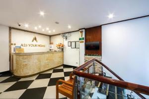 Kuchyň nebo kuchyňský kout v ubytování A25 Hotel - Đội Cấn 2