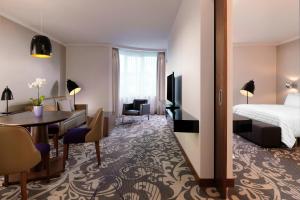 Cama o camas de una habitación en Le Méridien Stuttgart