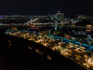 Nespecifikovaný výhled na destinaci Tegu nebo výhled na město při pohledu z hotelu