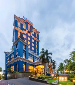 a rendering of the hotel at dusk at Novotel Semarang in Semarang