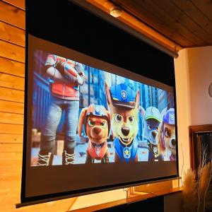 TV a/nebo společenská místnost v ubytování Sweet Loghome