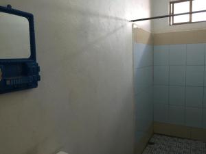 小玉米岛海景酒店的浴室墙上设有镜子