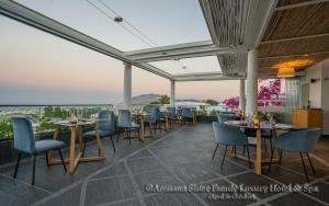 Restaurace v ubytování Theoxenia Caldera Hotel