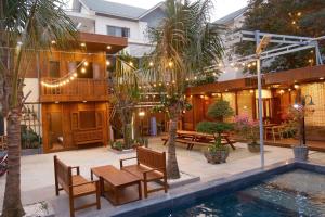 Bazén v ubytování Hoàng Dung homestay- Vũng Tàu nebo v jeho okolí