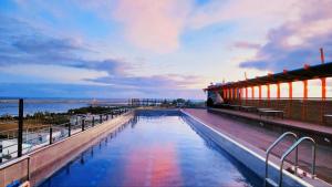 Bazén v ubytování Gladsheim Hotel nebo v jeho okolí
