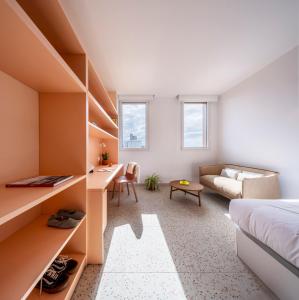 Posezení v ubytování Loop Homes Tower Burjassot Hotel