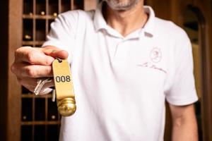 Nápoje v ubytování Hotel Ristorante La Lanterna