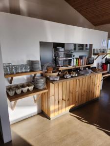 Köök või kööginurk majutusasutuses Álftröð Guesthouse