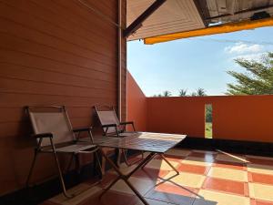 Balkón nebo terasa v ubytování Relaxation guesthouse