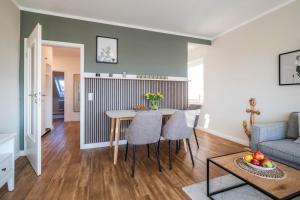 Posezení v ubytování Haus Am Anker Wohnung 7