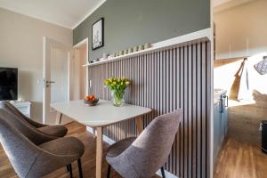 Posezení v ubytování Haus Am Anker Wohnung 7