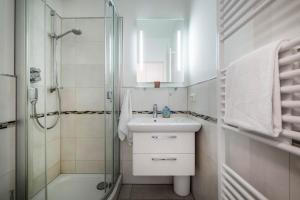 Koupelna v ubytování Haus Am Anker Wohnung 7