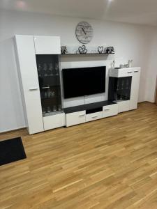 Kuchyň nebo kuchyňský kout v ubytování Graf