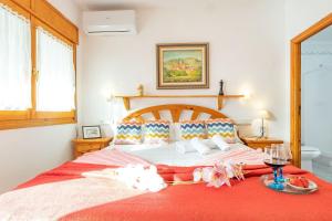 Łóżko lub łóżka w pokoju w obiekcie Villa Lehman - PlusHolidays