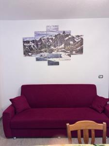 Posezení v ubytování Casa ex bar Fiolet