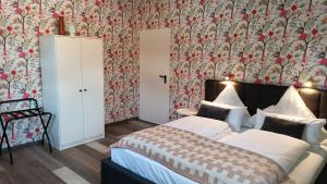 Postel nebo postele na pokoji v ubytování Hotel Bodethal