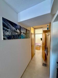 ヤホリナにあるBeggy Jahorinaの廊下(ベッド1台付きの部屋、壁に絵画付)