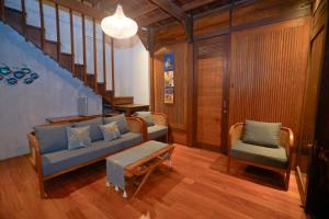 Moin Villa Lembongan的休息区