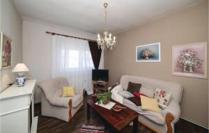 TV a/nebo společenská místnost v ubytování Apartment Obala Spanja Roka Cr