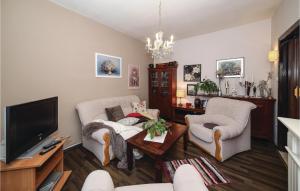 TV a/nebo společenská místnost v ubytování Apartment Obala Spanja Roka Cr