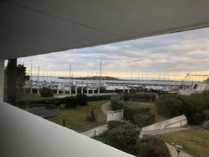 a view of a marina with boats in the water at Punta Faro in Lignano Sabbiadoro