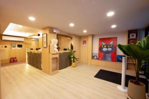 Vstupní hala nebo recepce v ubytování Cat Tail Pocket Inn Ximen