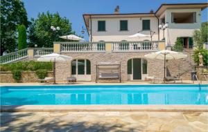 The swimming pool at or close to Beautiful Home In Castiglion Fiorentino