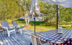Zahrada ubytování 1 Bedroom Stunning Home In Löderup